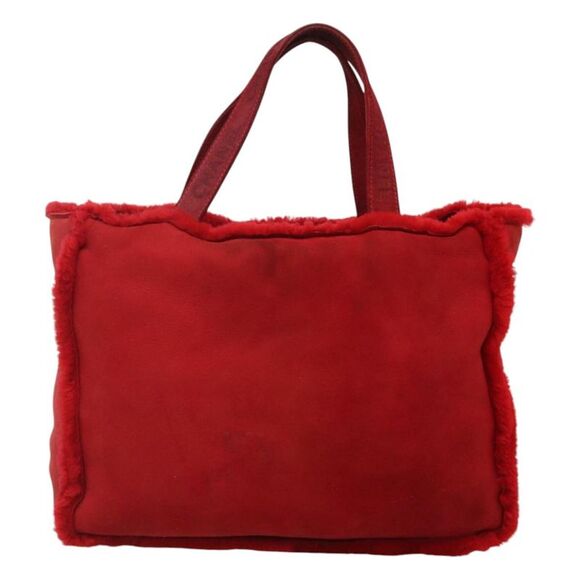 Pre Loved chanel Unisex Red Tote Bags - Picture 2 of 8